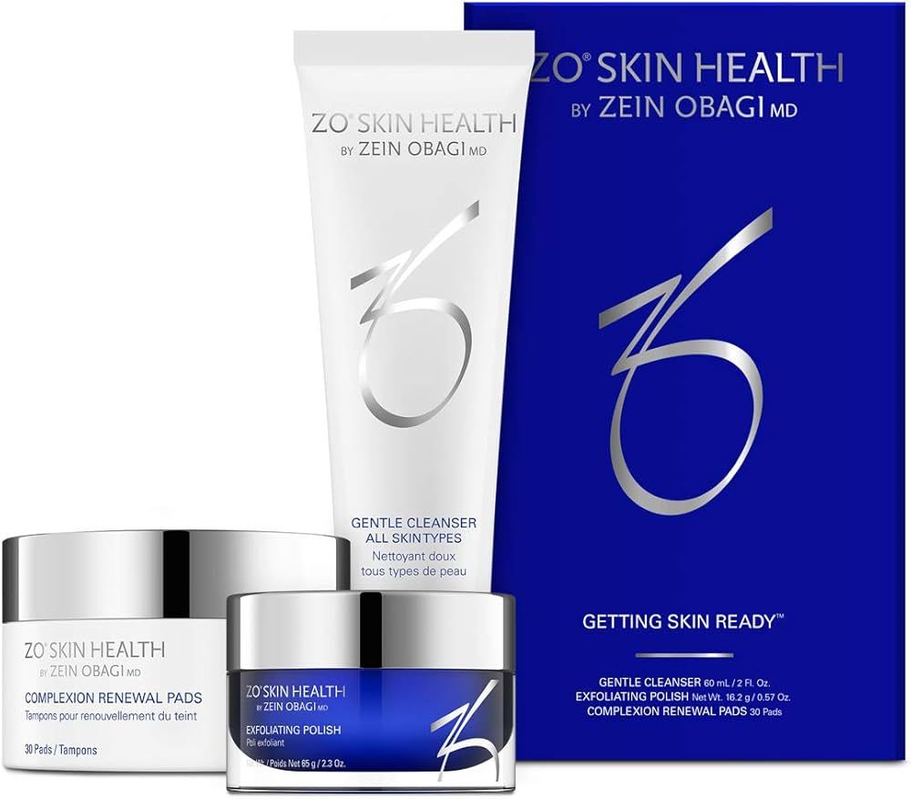 ZO Skin Health Getting Skin Ready All Skin Types, Gentle Cleanser 2 Fl Oz, Exfoliating Polish 0.5... | Amazon (US)