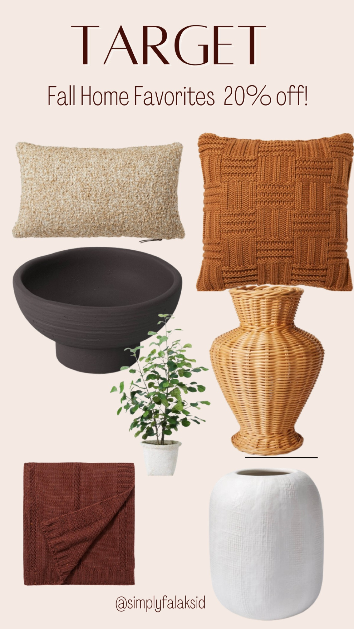 Target Fall home favorites. #targetfinds #targethome #target #bohohome #fallhome

#LTKstyletip #LTKhome #LTKunder100