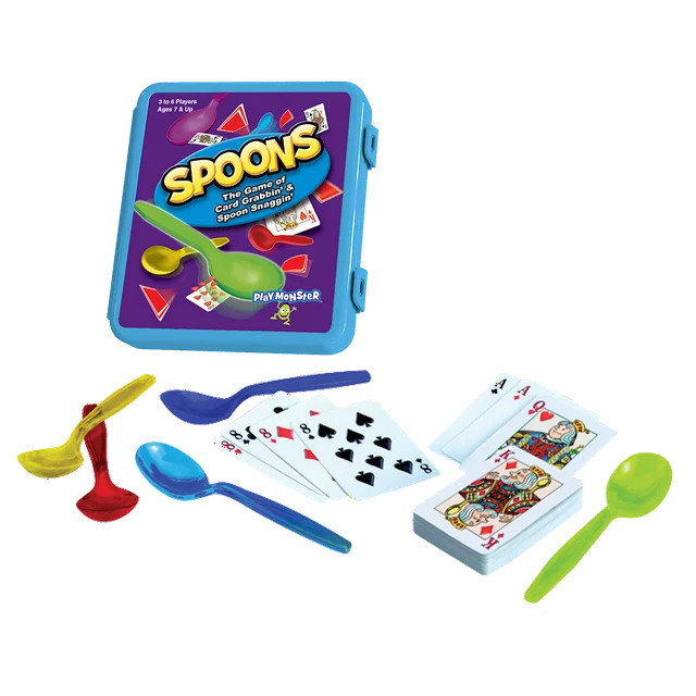 PlayMonster Spoons in a Case, Fun Family Card Game, 3-6 Multi-Player, Children Ages 7+ - Walmart.... | Walmart (US)