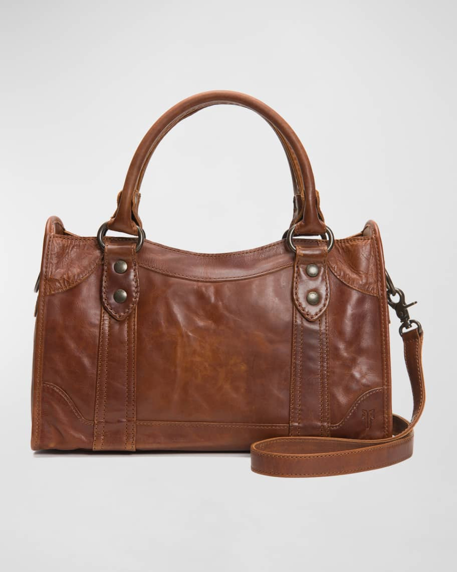 Frye Melissa Leather Satchel Bag | Neiman Marcus