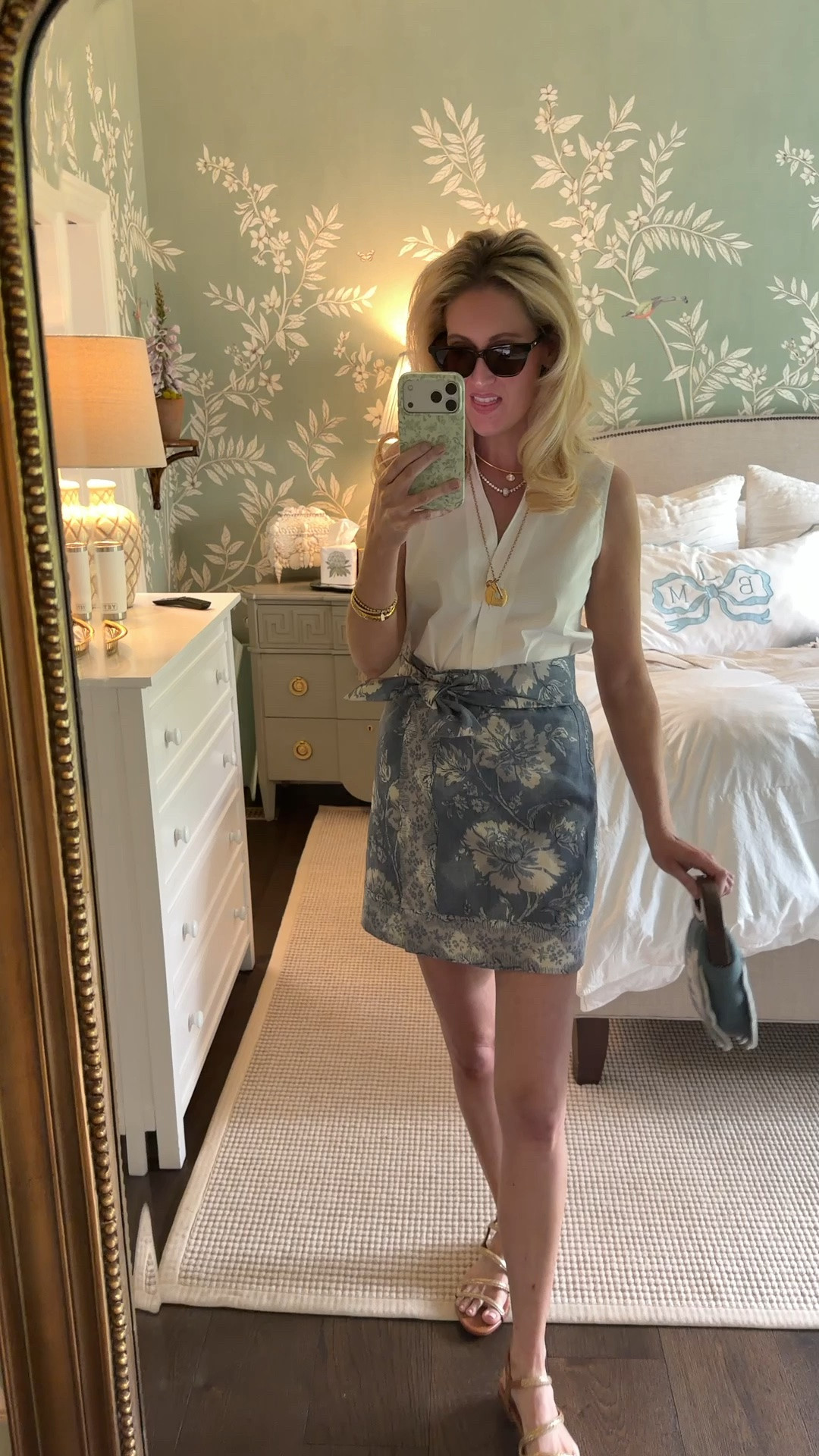 Summer is officially here and I’m sharing a couple of my favorite pieces from @Tuckernuck ! I buy this wrap skirt in every print they make it in! It’s so flattering and can easily be dressed up or down! I’m wearing a size small. This white poplin top is another favorite that’s a wardrobe staple. 
#TuckernuckPartner

#LTKgrwm #LTKootd