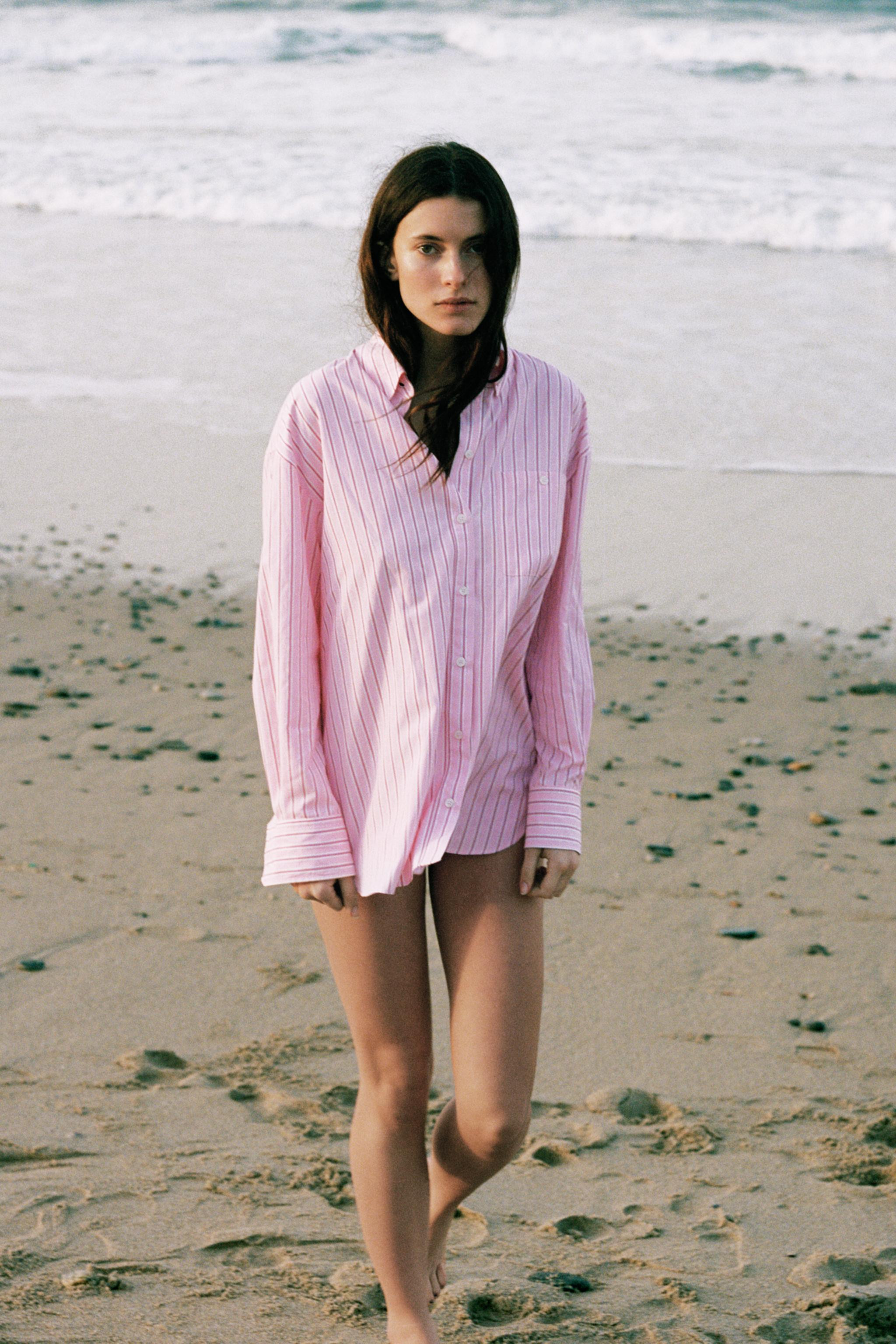 OVERSIZED STRIPED SHIRT | Zara US