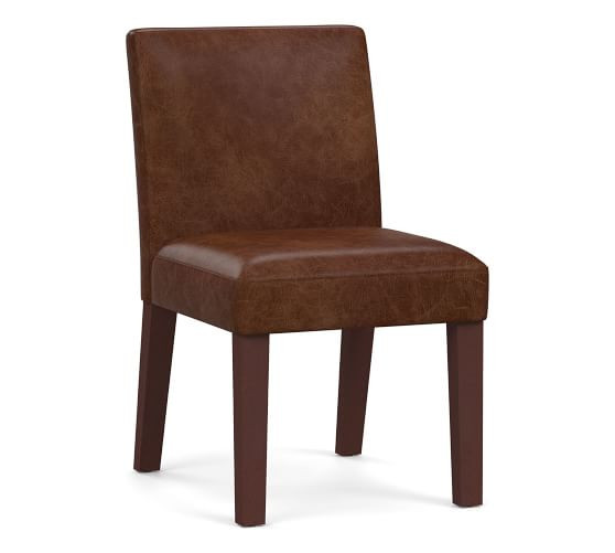 Classic Leather Dining Chair | Pottery Barn (US)
