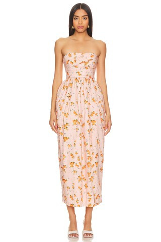 LoveShackFancy Luxie Dress in Persian Orange from Revolve.com | Revolve Clothing (Global)