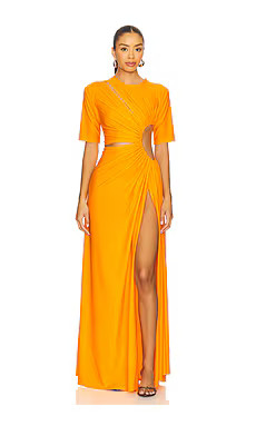 X REVOLVE Gathered Slit Dress
                    
                    Sid Neigum | Revolve Clothing (Global)