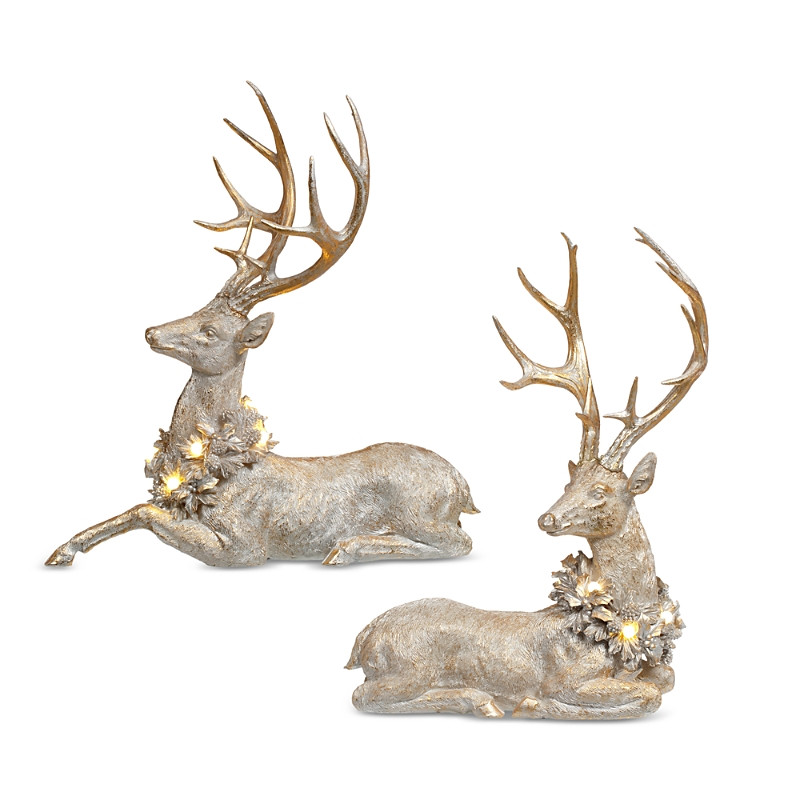 Mark Roberts Deer Figure with Led Wreath, Set of 2 | Bloomingdale's (US)