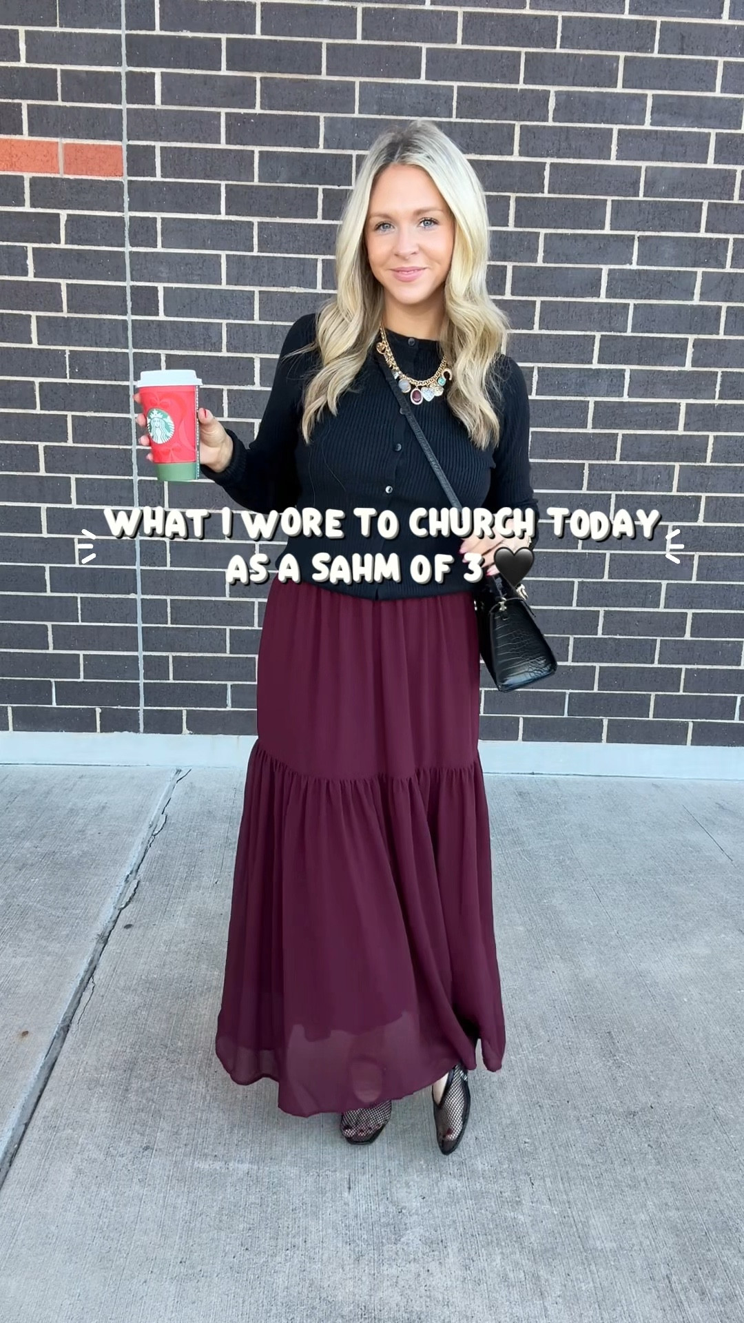 Church OOTD 🖤 

#LTKmomlife #LTKFindsUnder50