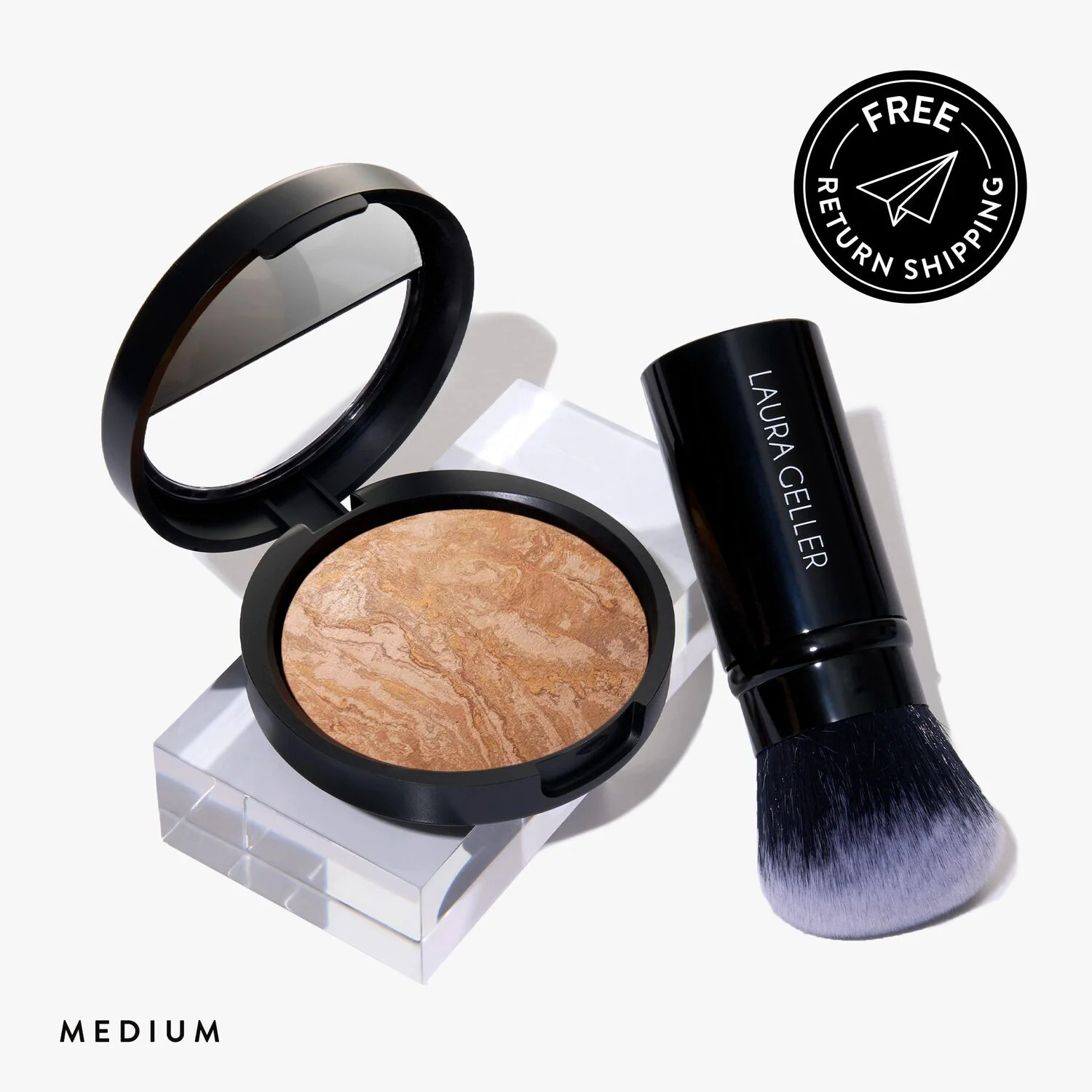 The Foundationals Kit - Natural Finish (2PC) | Laura Geller