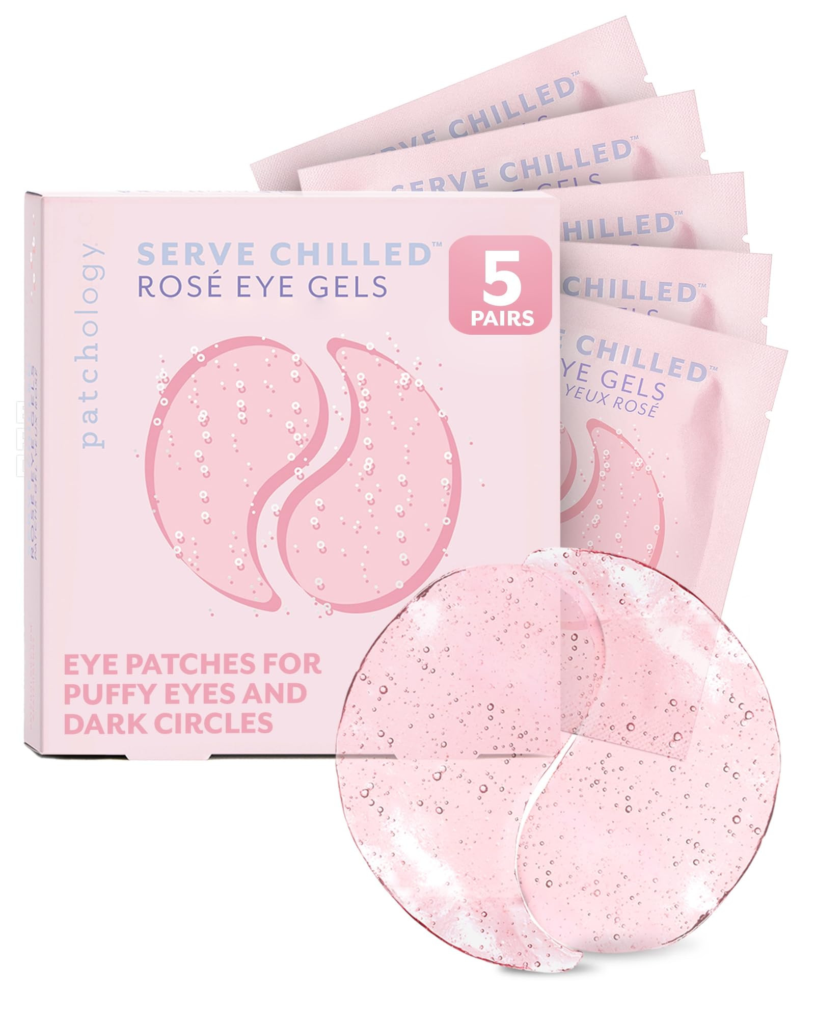 Patchology Serve Chilled Rosé Hydrating Under Eye Patches – Hyaluronic Acid & Antioxidant-Infu... | Amazon (US)