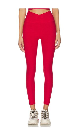 Beyond Yoga Spacedye Centered Midi Legging in Red. - size M | Revolve Clothing (Global)