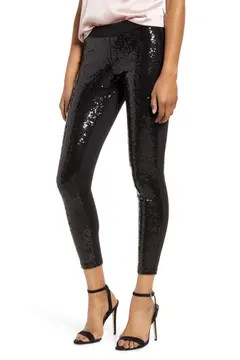 Sequin Front Ponte Leggings | Nordstrom