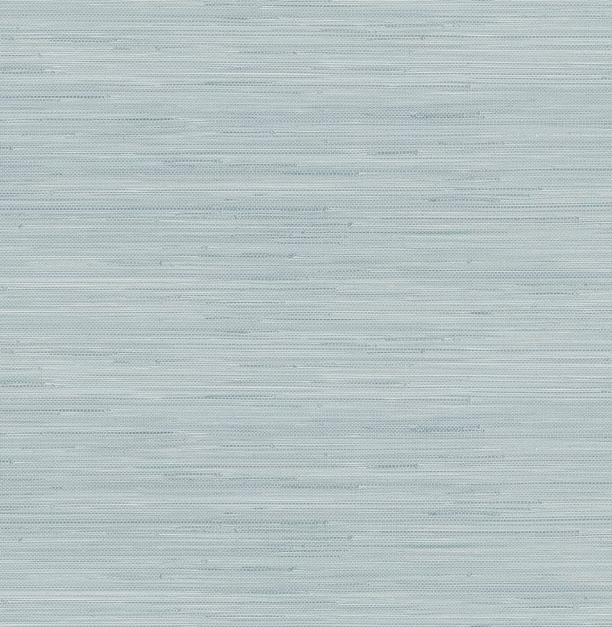 Society Social Classic Faux Grasscloth Peel and Stick Wallpaper, Sky Blue | Amazon (US)