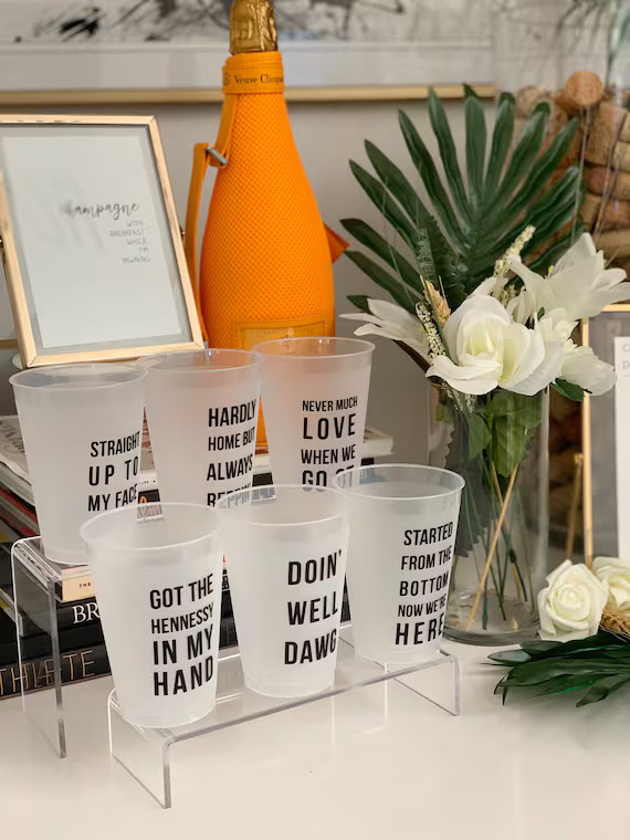 12 Cups Lyrics Sticker Vinyl  Hip Hop Ovo HYFR Worst - Etsy | Etsy (US)