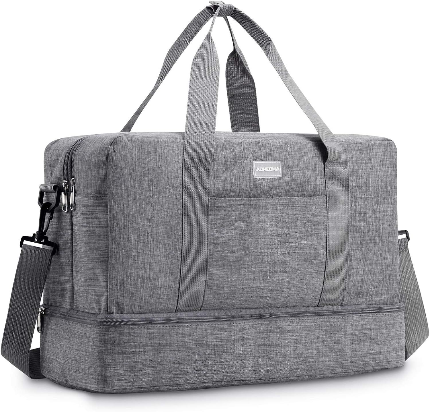Gym Bag Shoes Compartment Shoulder Bag Travel Duffel Bag Swim Bag for Women and Men | Amazon (US)