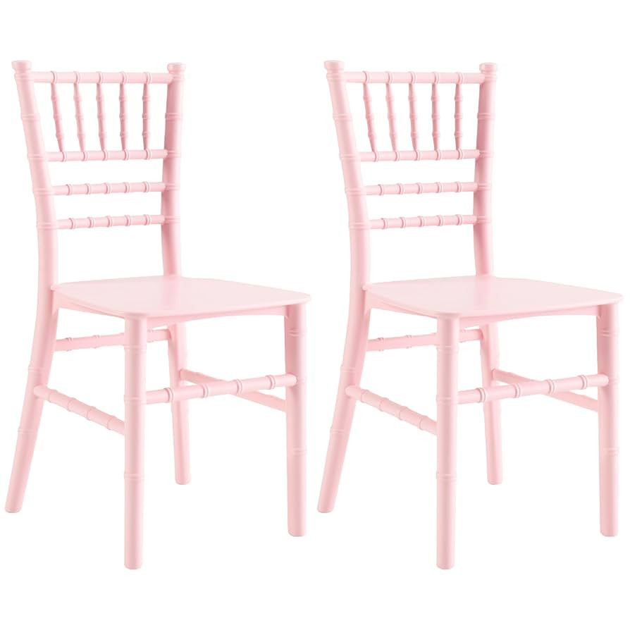 JOON 2 Pack Kids Tiffany Chiavari Chairs, 25x13x14.5 Inches, Polycarbonate, 12.75” Seat Height,... | Amazon (US)