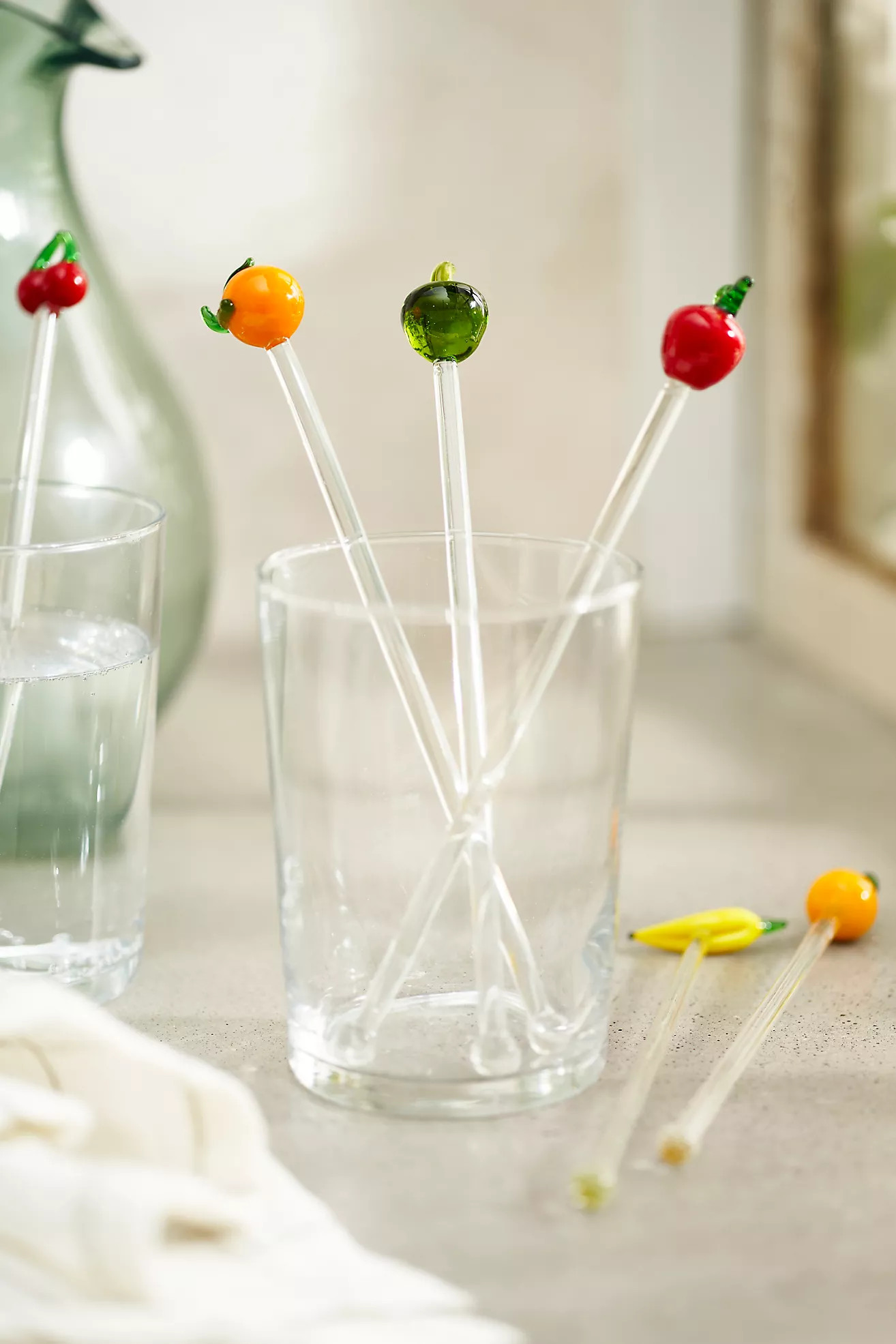 Fruit Cocktail Stirrers, Set of 6 | Anthropologie (US)