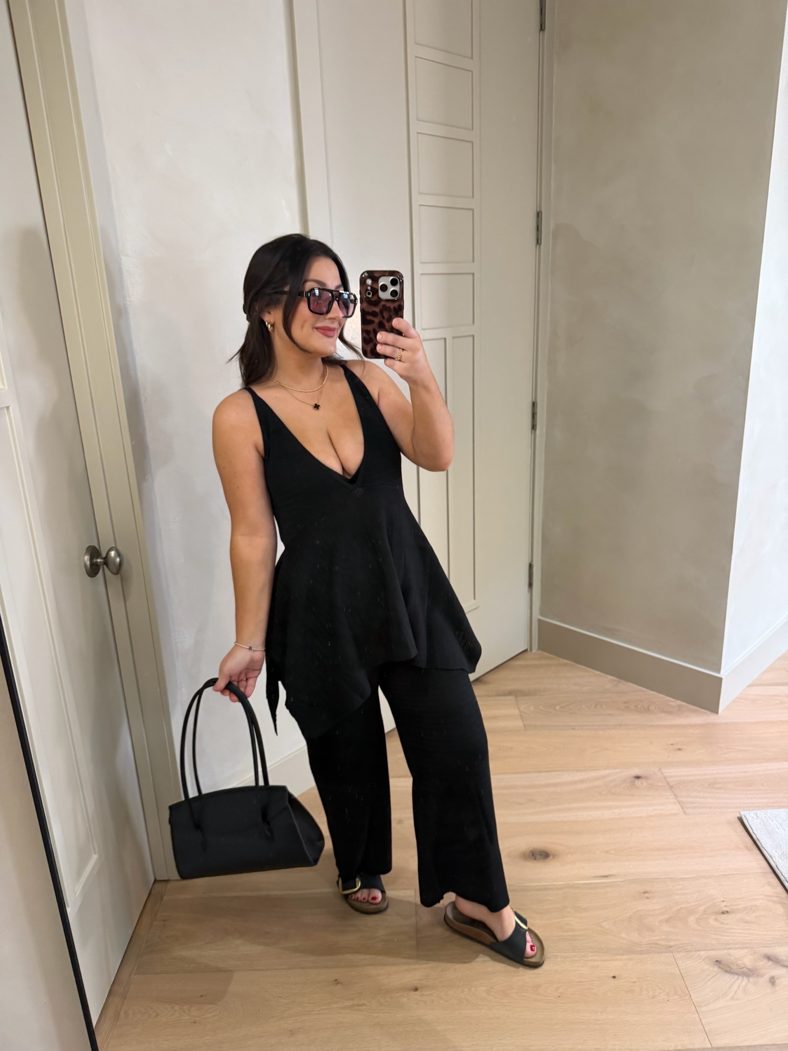 Love this lightweight knit set! Perfect for beach - dinner - resort!

Flowy tank with high waisted pants

Size small (5'0" 140lbs) 
Petite friendly

#LTKPetite #LTKTravel #LTKSeasonal