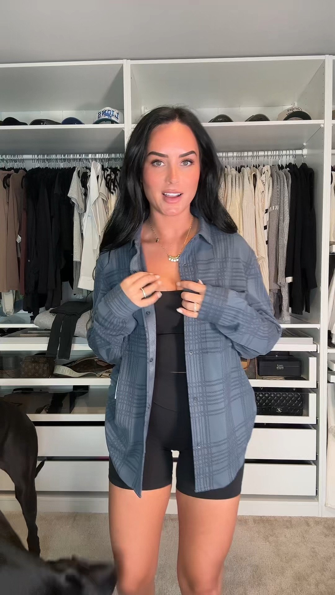 My whole outfit is from lululemon 🖤 I’m wearing a size 6 tank, size 4 shorts, size medium button up

 Lulu does not have this square neck align tank available right now so I linked others like it 

#LTKFitness #LTKVideo #LTKActive