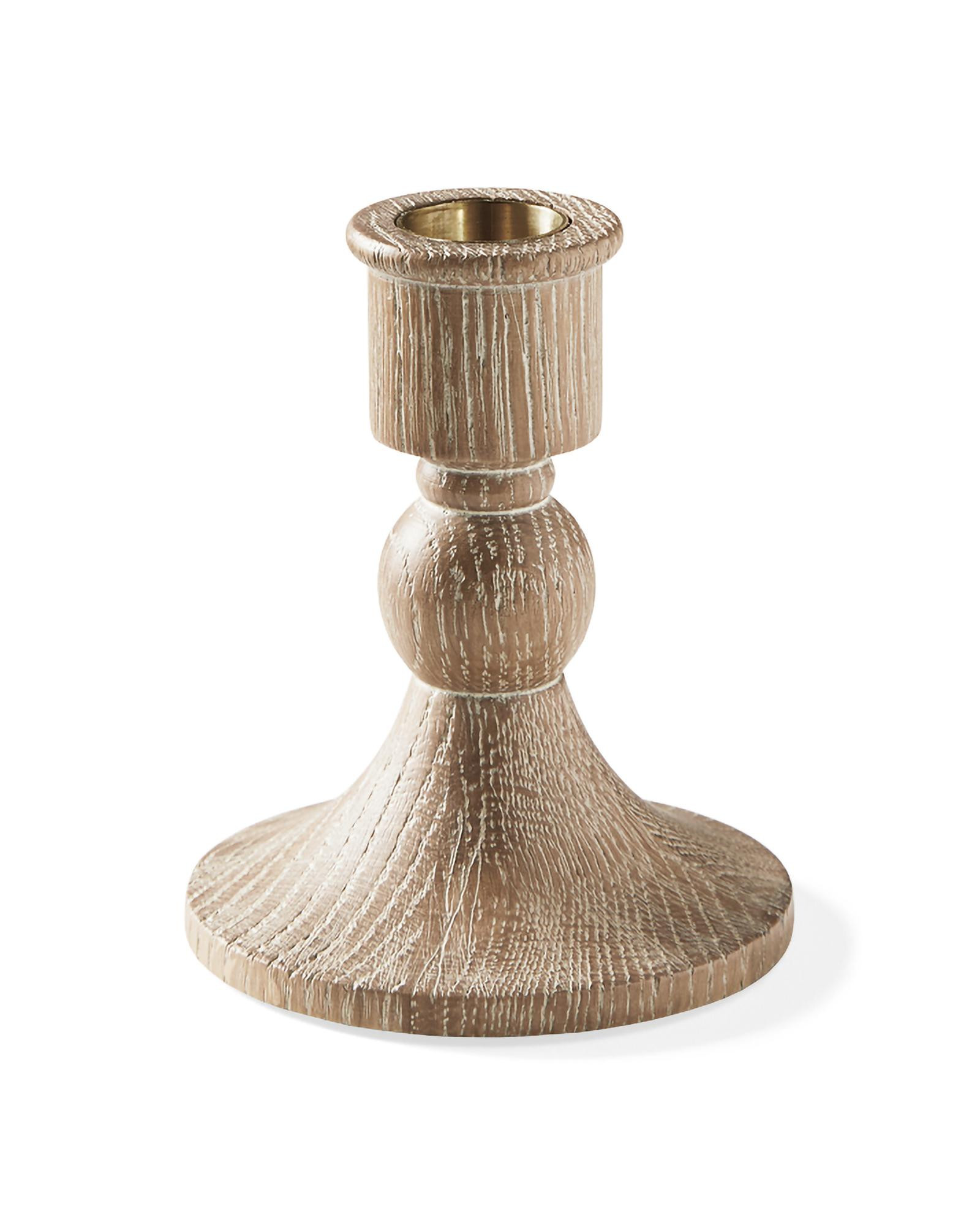 Bobbin Taper Candle Holder | Serena and Lily