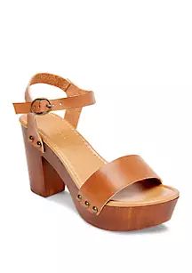 Lift Wood Block Heel Ankle Strap Sandals | Belk