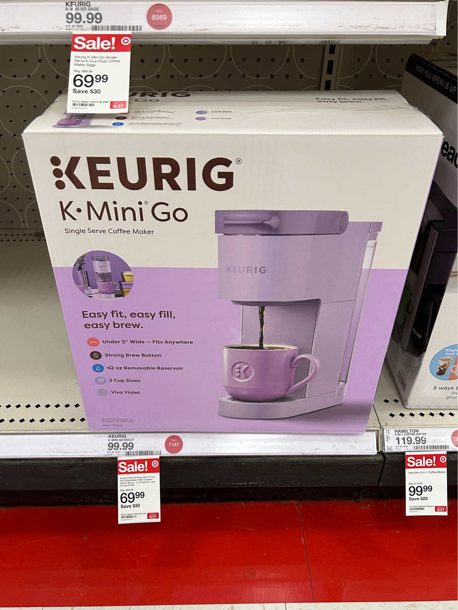 The Keurig K-Mini Go is on sale this week for only $69.99 at Target! How gorgeous is this violet color?! 💜

#LTKHome #LTKSaleAlert #LTKfoodie