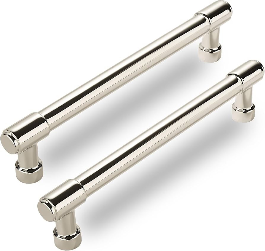 CABDM 10 Pack Polished Nickel Cabinet Pulls,6 Inch(152mm) Hole Centers Cabinet Handles Kitchen Ha... | Amazon (US)