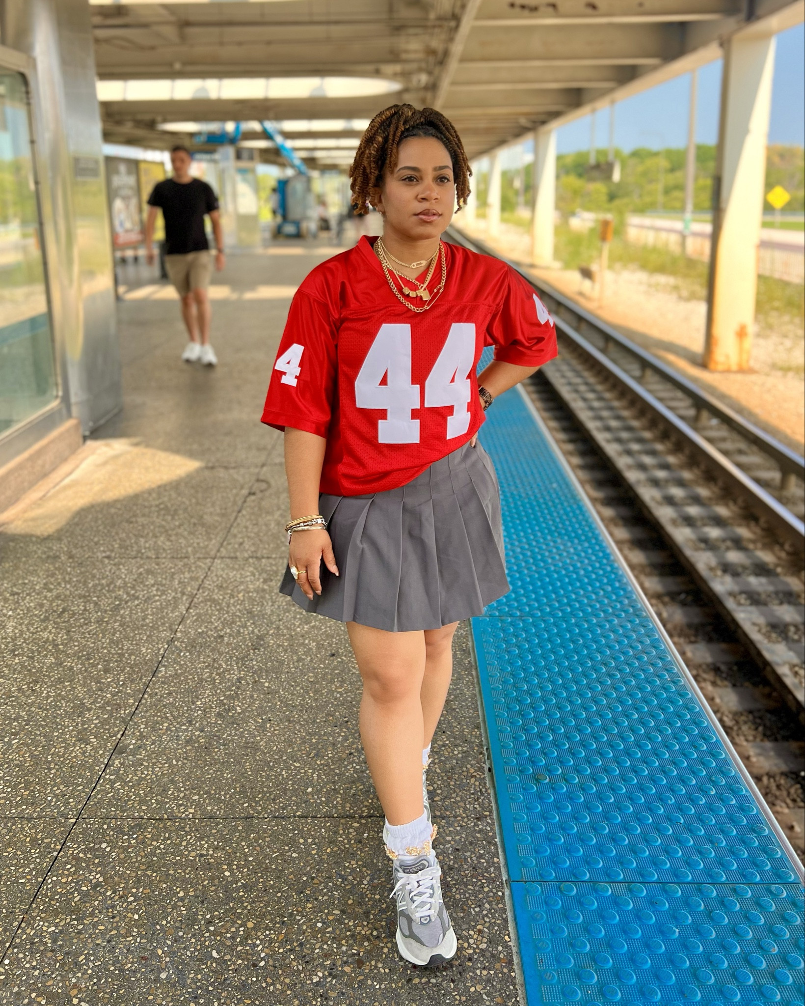 Jersey and pleated skort…yes please! I’m wearing a size small in the Gump Football Jersey (men’s sizes) and an 8 in the skort (true to size). 

#LTKFindsUnder50 #LTKStyleTip #LTKBacktoSchool