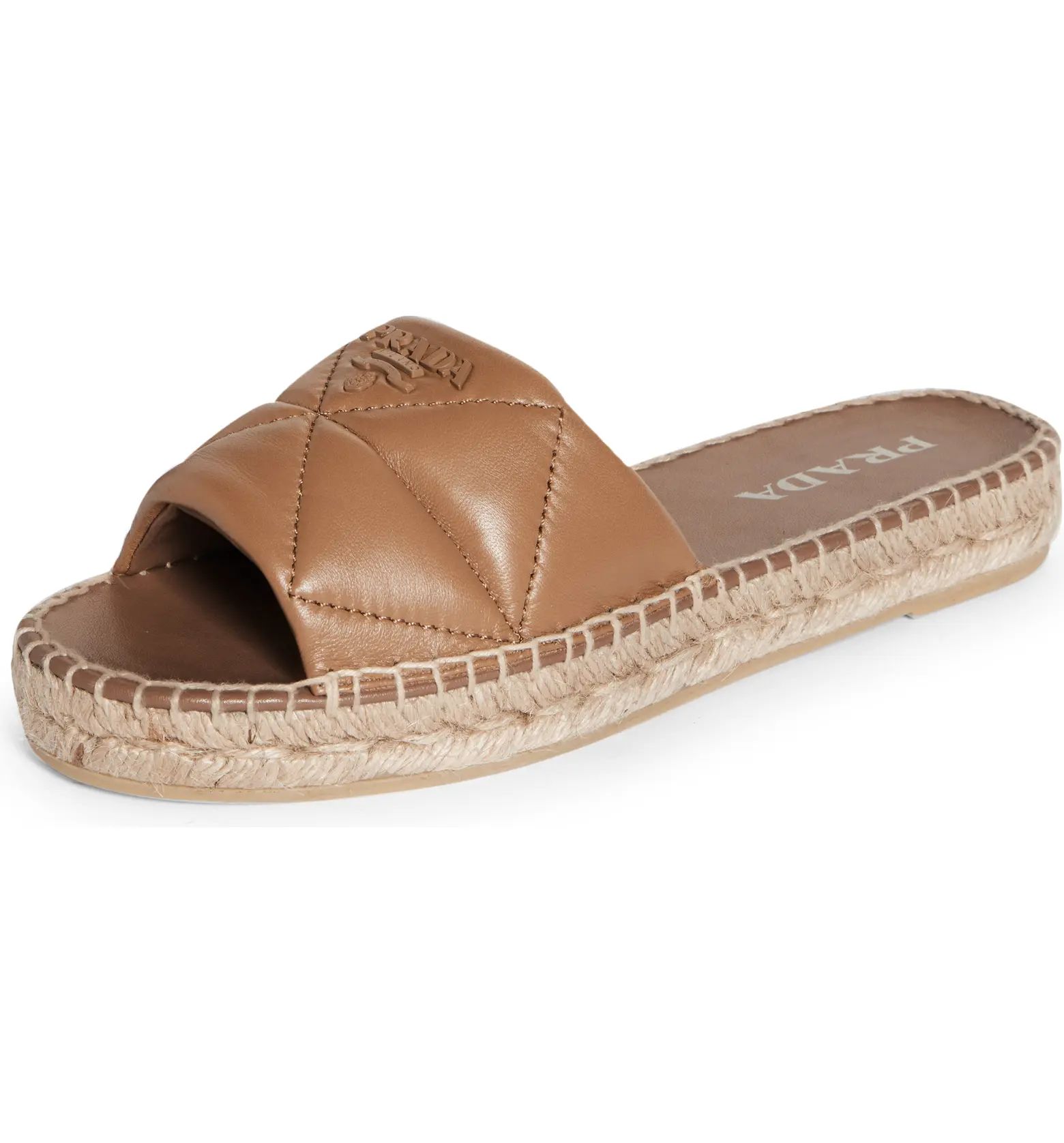 Quilted Leather Slide Sandal | Nordstrom