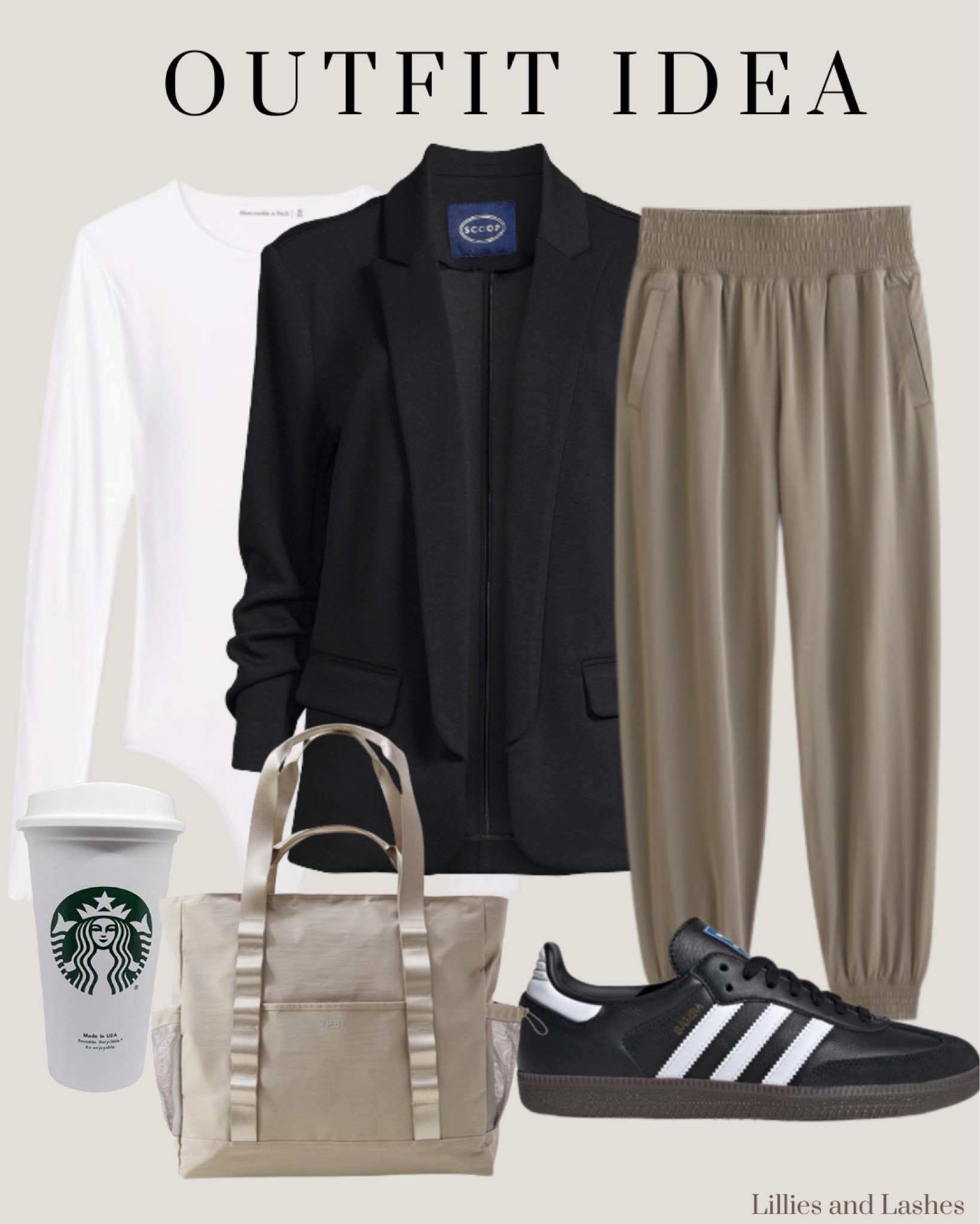 These Scoop Blazers from Walmart are so cute and great quality. These are best sellers and always sell out so fast! Thye now have red for the Holidays! I have the black one.

Scoop Women's Relaxed Scuba Knit Blazer with Scrunch Sleeves, Sizes XS-XXL

Abercrombie joggers, adidas sambas, white bodysuits, Abercrombie tote bag

#LTKfindsunder100 #LTKSeasonal #LTKshoecrush