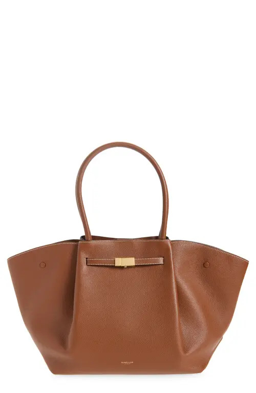 DeMellier New York Leather East/West Tote in Tan at Nordstrom | Nordstrom