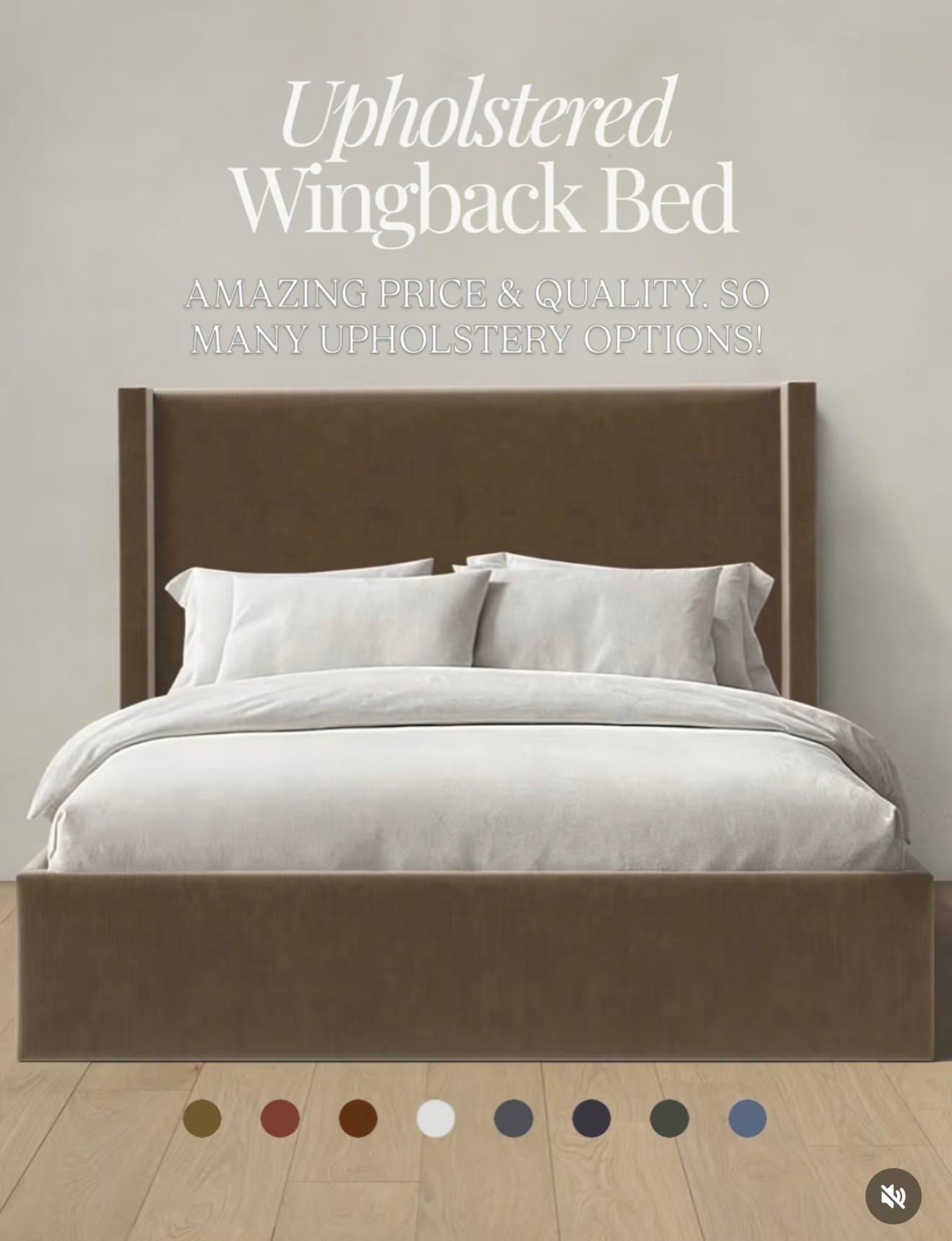 ￼ This gorgeous upholstered wing back bed from @Quince would be absolutely stunning in any space! You cannot be the price and it comes in so many colors!

#LTKHome #LTKSaleAlert