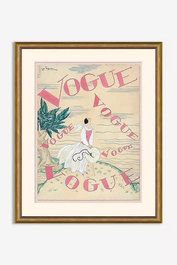 Vogue Cover, "Floating Vogues in Pink" Wall Art | Anthropologie (US)