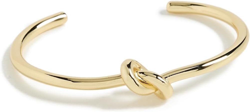SHASHI Women's Knot Bracelet Cuff, Gold, One Size | Amazon (US)