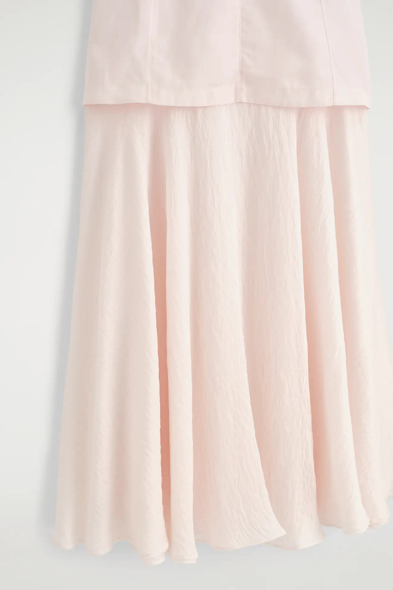 LAYERED PEPLUM MIDI DRESS | COS (US)