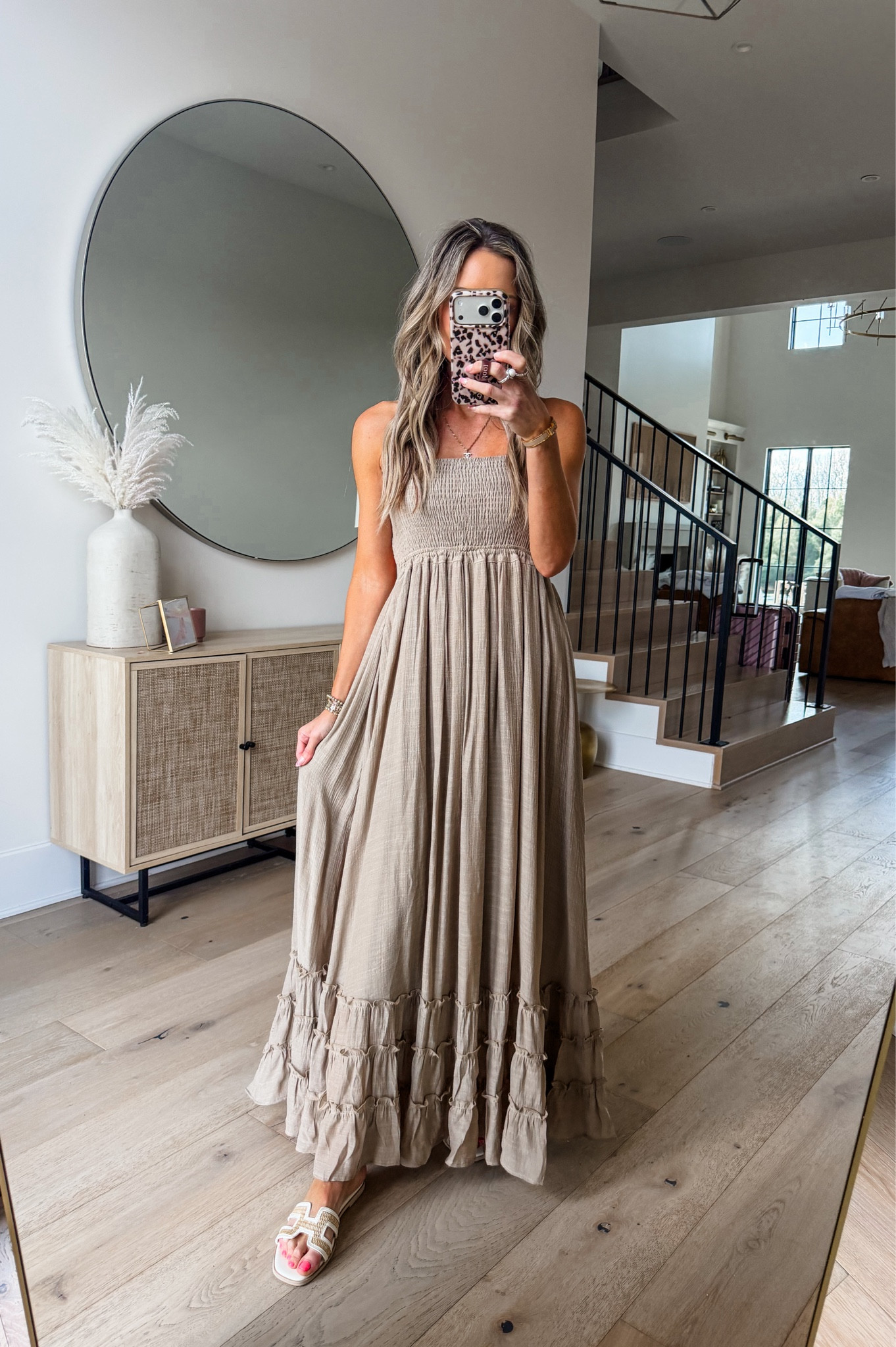 We love a neutral maxi dress!🤍

#LTKootd #LTKSeasonal #LTKgrwm
