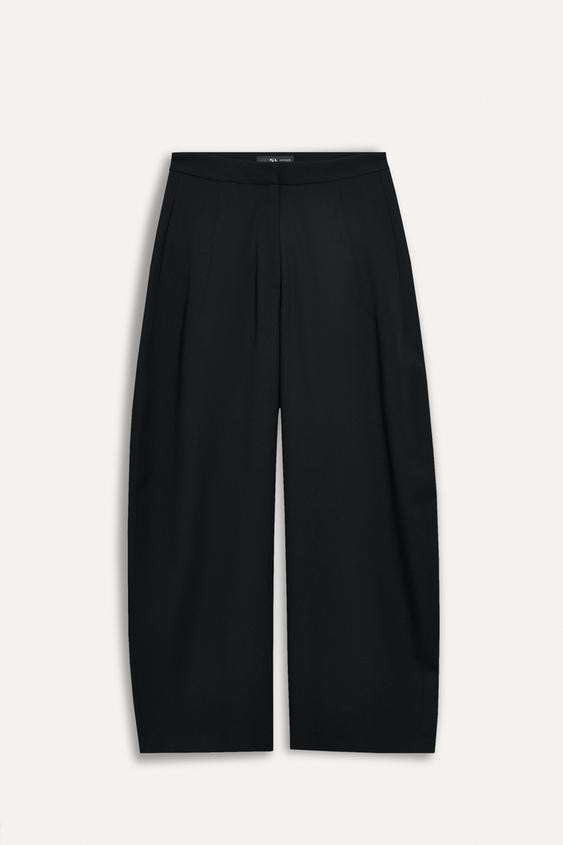 100% WOOL WIDE-LEG TROUSERS 50TH ANNIVERSARY | Zara UK
