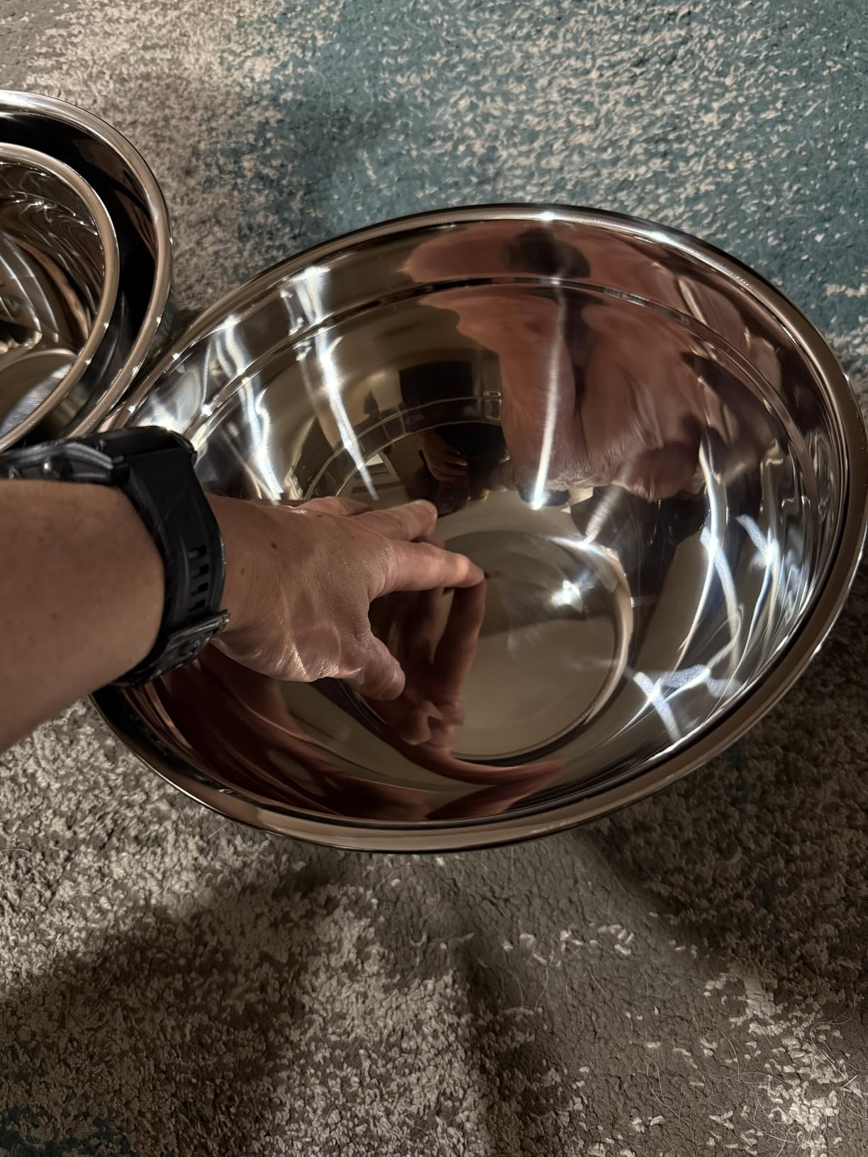 LIANYU Mixing Bowls with Lids Set of 3, Large & Small Stainless Steel Nesting Metal Bowls for Kit... | Amazon (US)