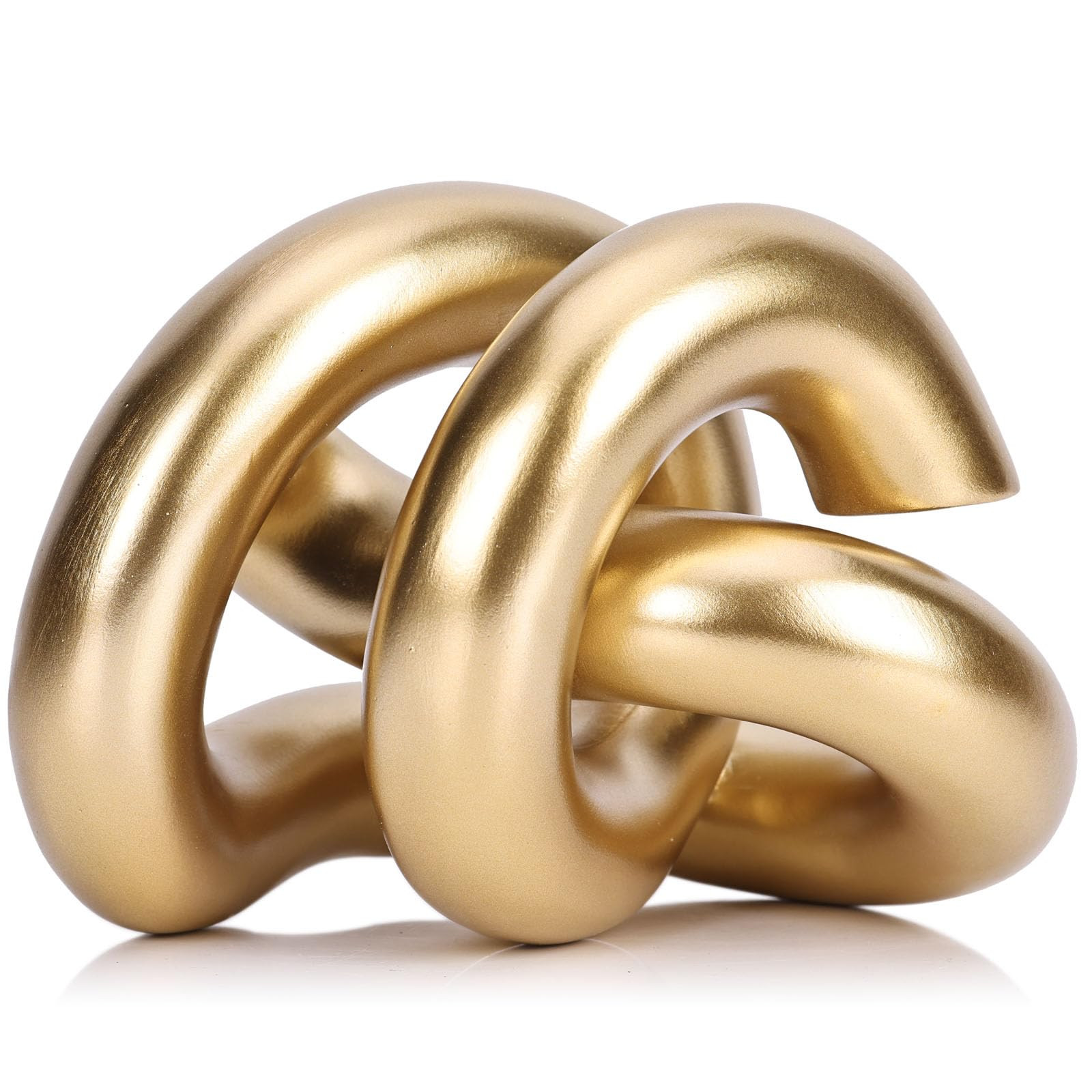 XMGZQ Modern Abstract Sculptures,Infinity Knot Decor,Coffee Table Decor,Modern Decorative Objects... | Amazon (US)