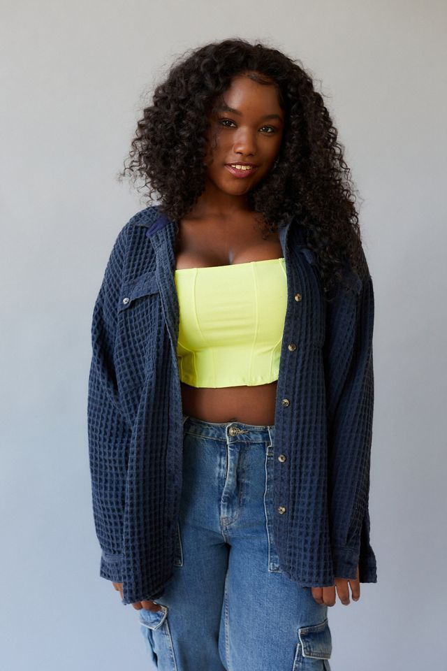BDG Stanley Waffle Button-Down Top | Urban Outfitters (US and RoW)