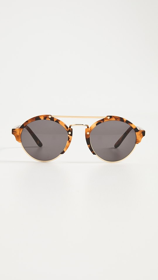 Milan II Light Tortoise Sunglasses | Shopbop