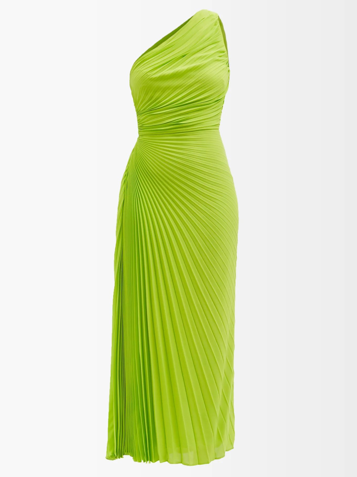 One-shoulder silk-georgette gown | Valentino | Matches (UK)