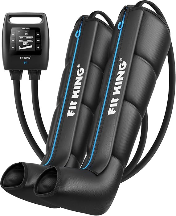 FIT KING Air Compression Recovery System, Cordless Full Leg Massager with Dynamic Pressure, Reduc... | Amazon (US)