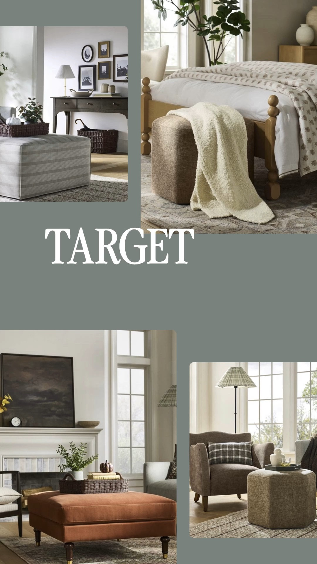 💖OTTOMAN 💖
 I love using beautiful ottoman instead of your traditional coffee table. Why? Well, it adds another texture and it can be used as sitting option when you got company! 
#target #targetsale #targetstyle #Targethome #ottomans #notacoffeetable #coffeetableoption

#LTKSummerSales #LTKHome #LTKSaleAlert