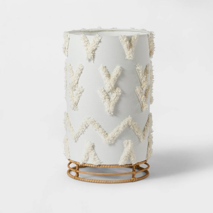 Boho Rattan Cylinder Nightlight - Pillowfort™ | Target