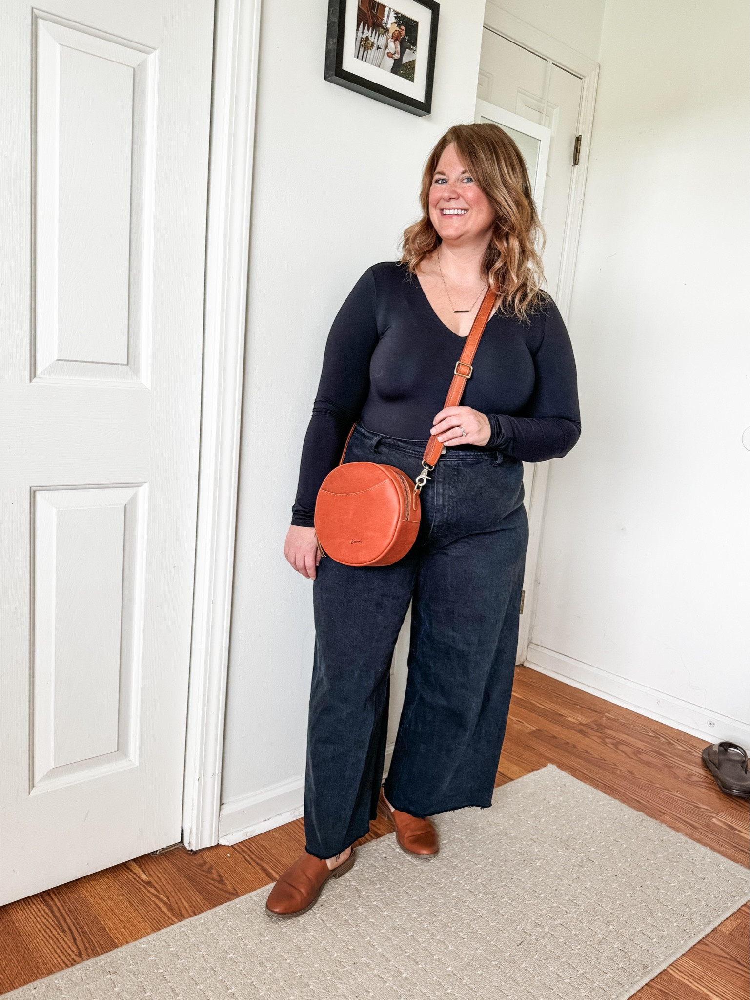 Fall outfit idea - all black with brown accents 

#LTKMidsize #LTKSeasonal #LTKPetite