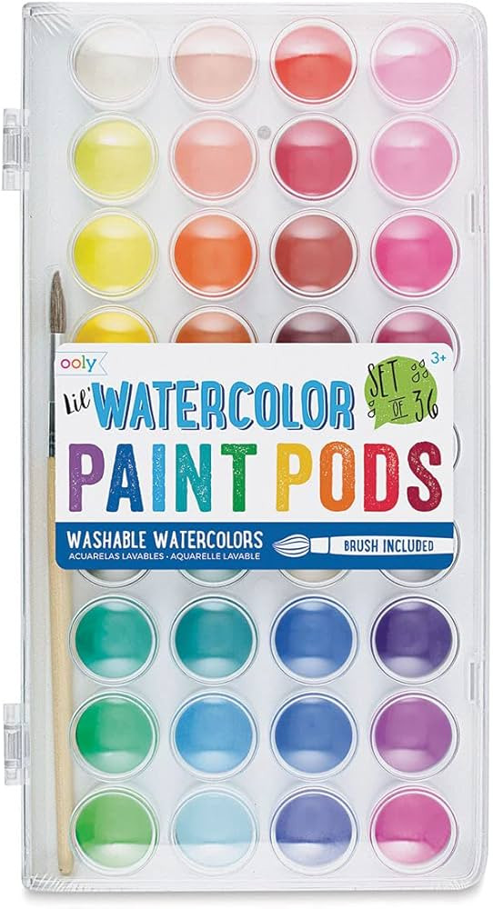 Ooly Lil� Watercolor Paint Pods - Set of 36 | Amazon (US)