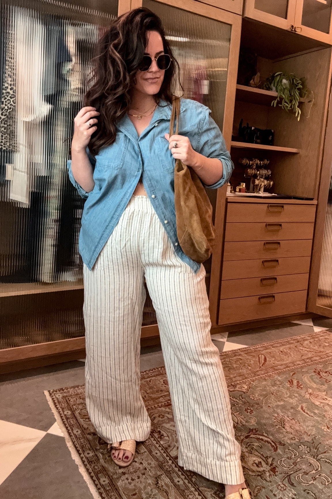 Walmart fashion midsize summer to fall transition outfit 
#Walmartpartner 

#LTKFindsUnder50 #LTKSeasonal #LTKMidsize