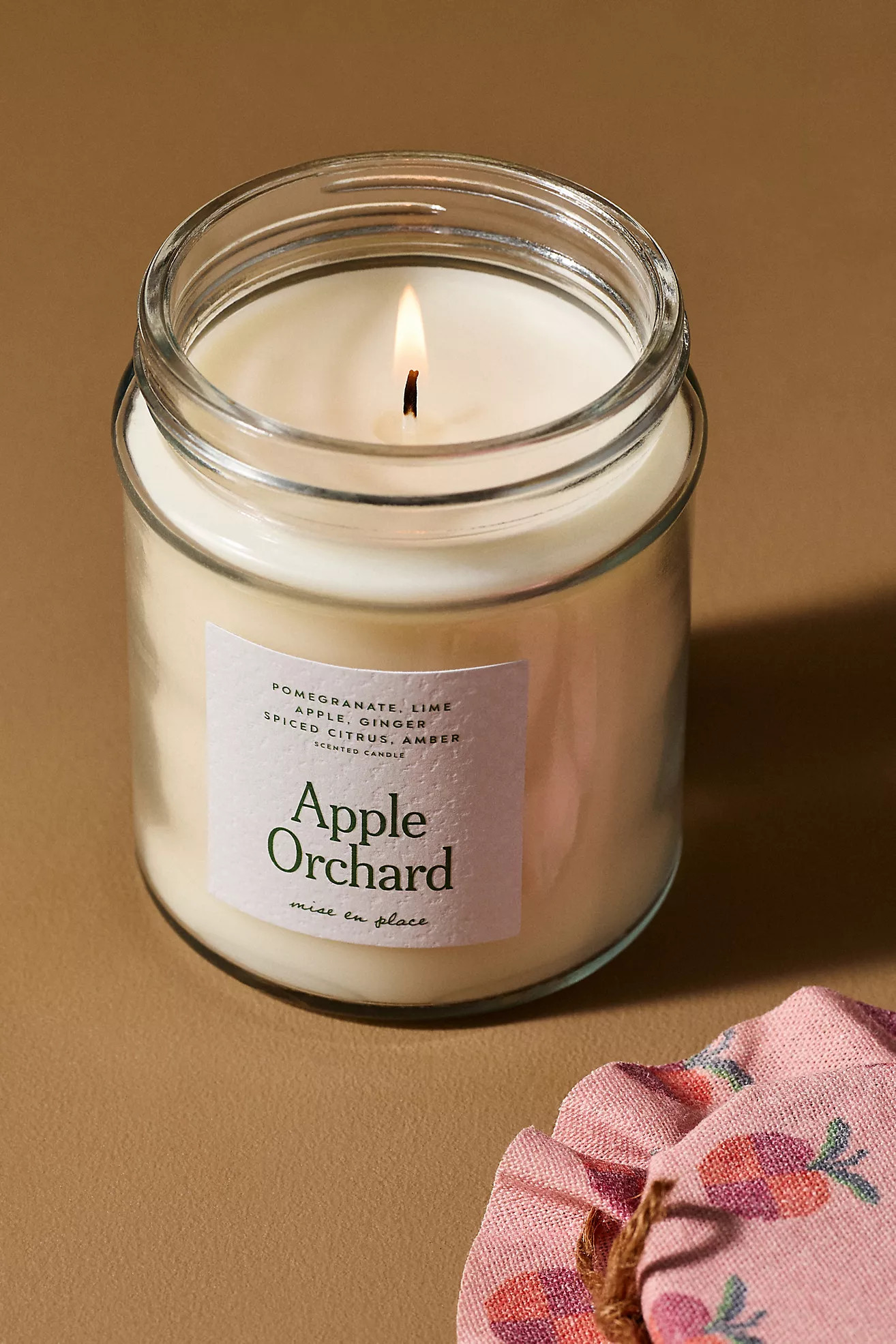 mise en place Fruity Apple Orchard Lidded Glass Candle | Anthropologie (US)
