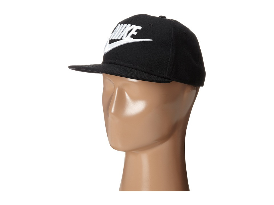 Nike - Futura True Snapback Cap (Youth) (Black/Black/White Multi Snake) Caps | Zappos
