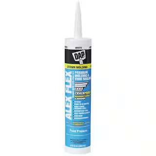 DAP ALEX FLEX 10.1 oz. White Premium Molding and Trim Sealant 18542 - The Home Depot | The Home Depot